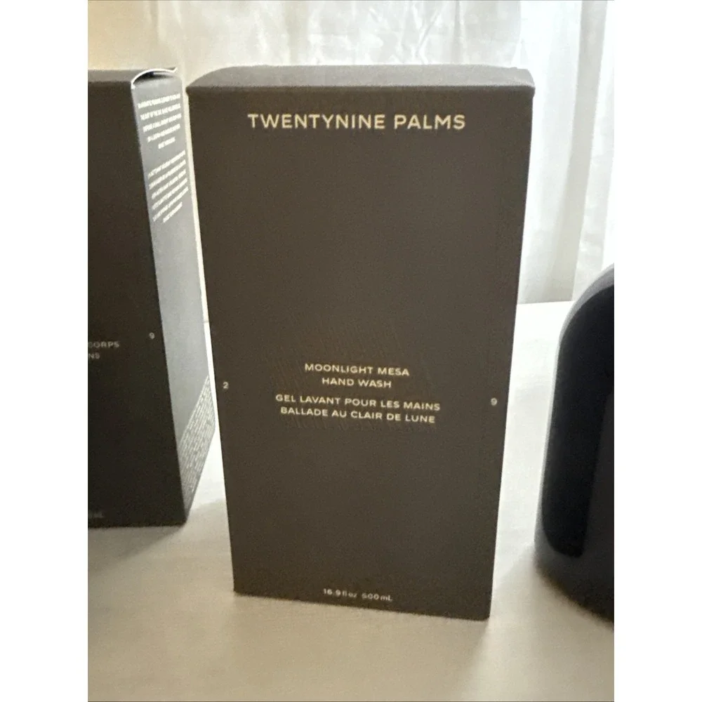 Twenty Nine Palms Body Wash Hand Wash‎ Set 16.9oz Spa Bottles New